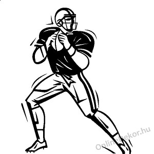 Wall sticker, Wall tattoo, Wall decoration, Wall decal - Sport - American football 1956