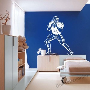 Wall sticker, Wall tattoo, Wall decoration, Wall decal - Sport - American football 1956