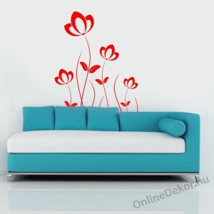 Wall sticker, Wall tattoo, Wall decoration, Wall decal - Flower II. - Flower 2005