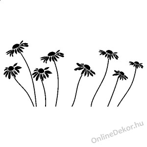 Wall sticker, Wall tattoo, Wall decoration, Wall decal - Flower II. - Flower 2006