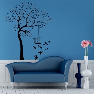 Wall sticker, Wall tattoo, Wall decoration, Wall decal - Tree - Tree 2017