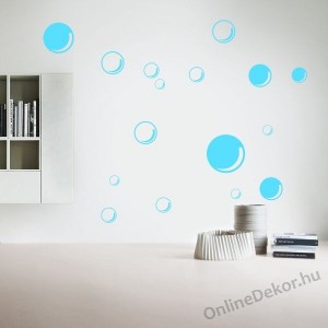 Wall sticker, Wall tattoo, Wall decoration, Wall decal - Separate sticker set - Bubble 2022