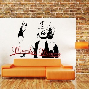 Wall sticker, Wall tattoo, Wall decoration, Wall decal - Celeb - Marilyn Monroe 2025