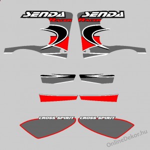Motormatrica, Motor dekor&aacute;ci&oacute;k - 01.Motormatric&aacute;k - Derbi - Senda Racer