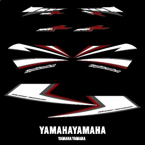 Motor sticker, Motor decal - 02.Scooter sticker - Yamaha - Aerox R (2007)
