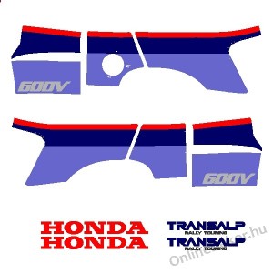 Motormatrica, Motor dekor&aacute;ci&oacute;k - 01.Motormatric&aacute;k - Honda - XL 600 V Transalp