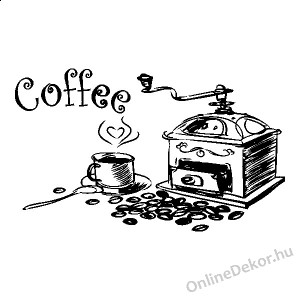 Wall sticker, Wall tattoo, Wall decoration, Wall decal - Kitchen - Coffee 2104