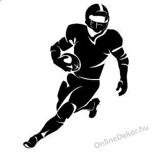 Wall sticker, Wall tattoo, Wall decoration, Wall decal - Sport - American Football Player 2105