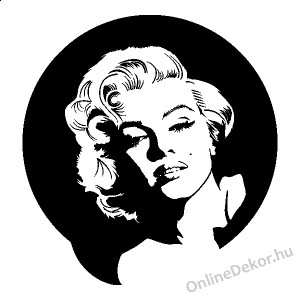 Wall sticker, Wall tattoo, Wall decoration, Wall decal - Celeb - Marilyn Monroe 2107