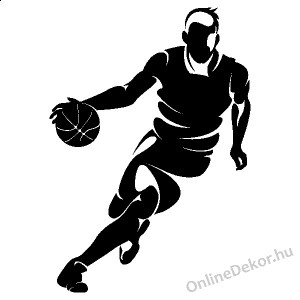Wall sticker, Wall tattoo, Wall decoration, Wall decal - Sport - Basketball 2119