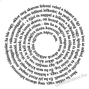 Wall sticker, Wall tattoo, Wall decoration, Wall decal - Name, Texts - Quote circle 2124