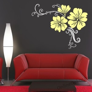 Wall sticker, Wall tattoo, Wall decoration, Wall decal - Flower II. - Flower 2126