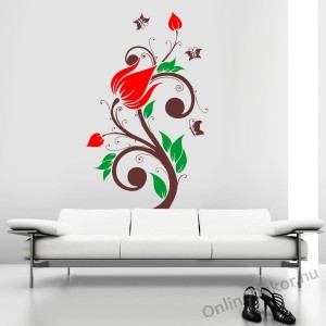 Wall sticker, Wall tattoo, Wall decoration, Wall decal - Flower II. - Flower 2129