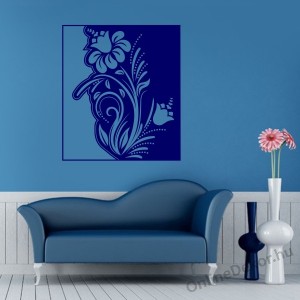 Wall sticker, Wall tattoo, Wall decoration, Wall decal - Flower II. - Flower 2133