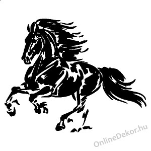 Faldekoráció, Falimatrica, Faltetoválás - Ló, Lovak - Ló 2179