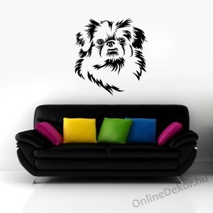 Wall sticker, Wall tattoo, Wall decoration, Wall decal - Kuty&aacute;k - Pekingese 2193