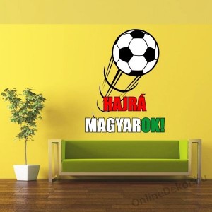 Faldekor&aacute;ci&oacute;, Falimatrica, Faltetov&aacute;l&aacute;s - Futball csapatok - Hajr&aacute; Magyarok! 2198