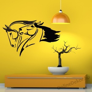 Wall sticker, Wall tattoo, Wall decoration, Wall decal - Horse - Horse 2200
