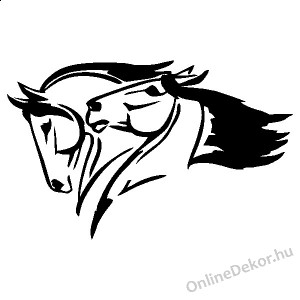 Wall sticker, Wall tattoo, Wall decoration, Wall decal - Horse - Horse 2200