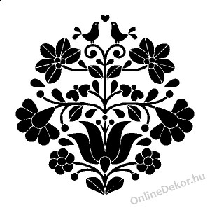 Wall sticker, Wall tattoo, Wall decoration, Wall decal - Folk - Folk pattern 2236