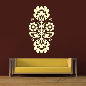 Wall sticker, Wall tattoo, Wall decoration, Wall decal - Folk - Folk pattern 2237