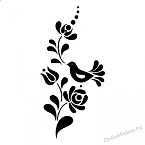 Wall sticker, Wall tattoo, Wall decoration, Wall decal - Folk - Folk pattern 2238