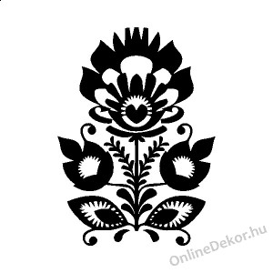 Wall sticker, Wall tattoo, Wall decoration, Wall decal - Folk - Folk pattern 2243