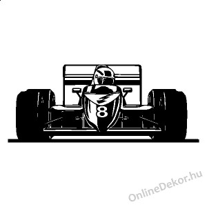 Wall sticker, Wall tattoo, Wall decoration, Wall decal - Vehicle - Formula1 2254