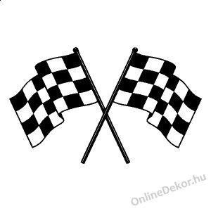 Wall sticker, Wall tattoo, Wall decoration, Wall decal - Vehicle - Flag 2255