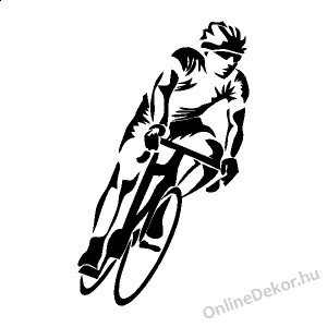 Wall sticker, Wall tattoo, Wall decoration, Wall decal - Kerékpár - Bicycle 2257