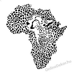 Wall sticker, Wall tattoo, Wall decoration, Wall decal - Animal - Cheetah 2275