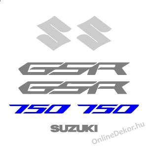 Motormatrica, Motor dekor&aacute;ci&oacute;k - 01.Motormatric&aacute;k - Suzuki - GSR 750