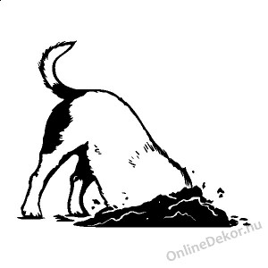 Wall sticker, Wall tattoo, Wall decoration, Wall decal - Animal - Dog 2292