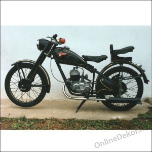 Motor sticker, Motor decal - 01.Motor sticker - Csepel - D-Csepel 125 (1949-1954)
