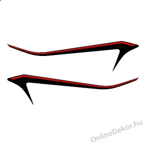 Motor sticker, Motor decal - 01.Motor sticker - Honda - CBF 1000 Stripe (2009-2010)