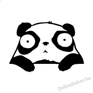 Faldekoráció, Falimatrica, Faltetoválás - Állat - Panda villanykapcsoló matrica 2314