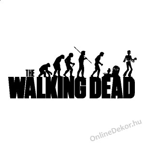 Faldekoráció, Falimatrica, Faltetoválás - Horror - The Walking Dead 2345