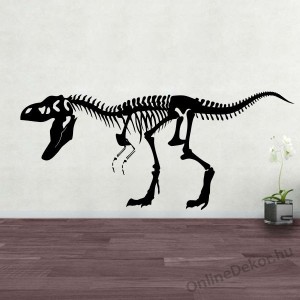 Faldekoráció, Falimatrica, Faltetoválás - Állat - T-rex csomtváz 2349