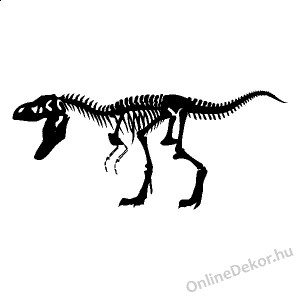Faldekoráció, Falimatrica, Faltetoválás - Állat - T-rex csomtváz 2349
