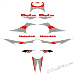 Motormatrica, Motor dekor&aacute;ci&oacute;k - 01.Motormatric&aacute;k - Beta - Motard 4.0