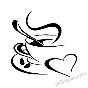 Wall sticker, Wall tattoo, Wall decoration, Wall decal - Kitchen - Coffee (2) 2380