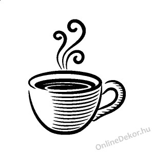 Wall sticker, Wall tattoo, Wall decoration, Wall decal - Kitchen - Coffee (5) 2384