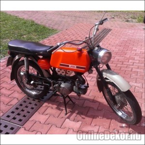 Motor sticker, Motor decal - 01.Motor sticker - Jawa - Mustang 50