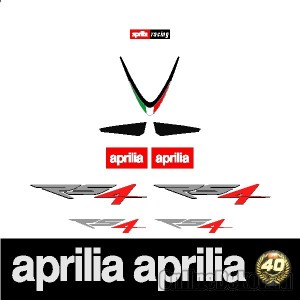 Motormatrica, Motor dekor&aacute;ci&oacute;k - 01.Motormatric&aacute;k - Aprilia - RS4 50 (Feh&eacute;r idomok)