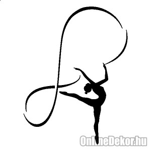 Wall sticker, Wall tattoo, Wall decoration, Wall decal - Sport - Rhythmic Gymnastics 2424