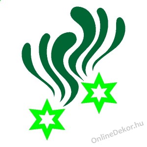 Faldekoráció, Falimatrica, Faltetoválás - Csillag, Hópehely - Csillag 274