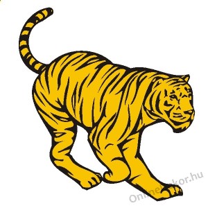 Faldekoráció, Falimatrica, Faltetoválás - Állat - Tigris 289