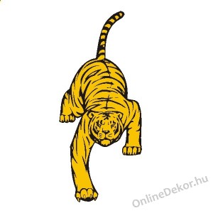 Faldekoráció, Falimatrica, Faltetoválás - Állat - Tigris 290