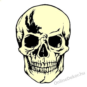 Faldekor&aacute;ci&oacute;, Falimatrica, Faltetov&aacute;l&aacute;s - Horror - Koponya 299