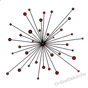 Faldekoráció, Falimatrica, Faltetoválás - Retro - Faldekoráció 316